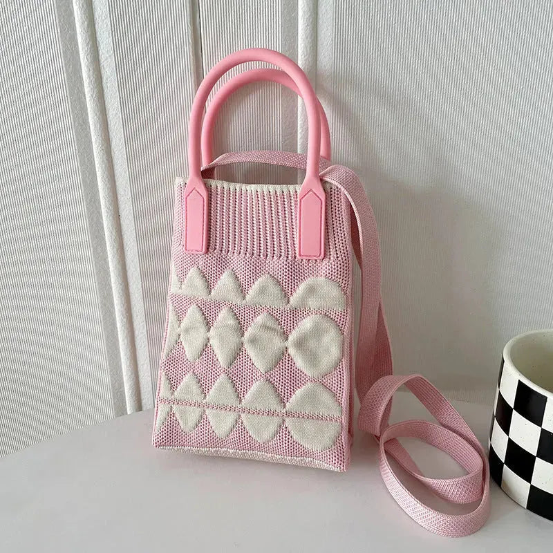 Love Mini Knit Shoulder Crossbody Bag - Bella Enchanté